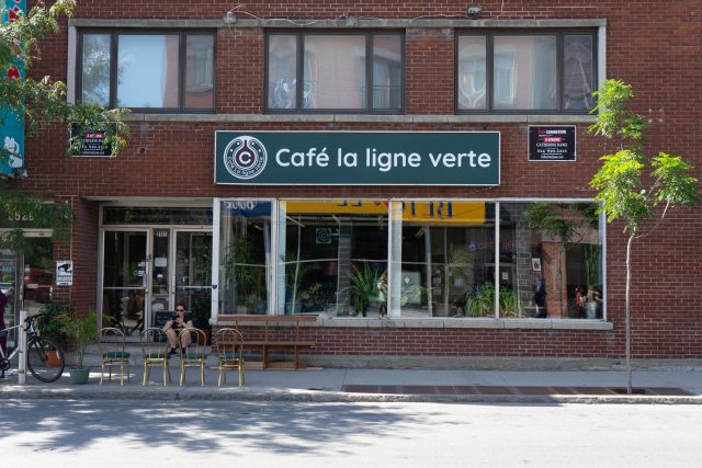 Café la ligne verte - facade