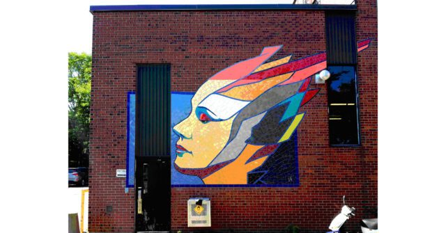 Murale Hommage à Diane Dufresne (Groupe CNW/Ville de Montréal - Arrondissement de Ville-Marie)