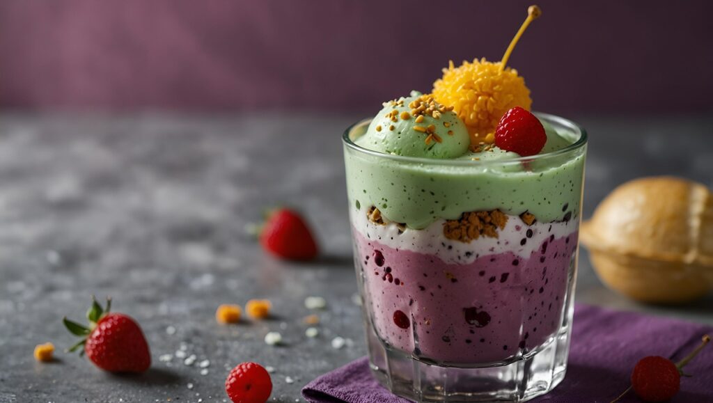 Un falooda du Restaurant Frontenac, Quartier culturel des Faubourgs, Montréal